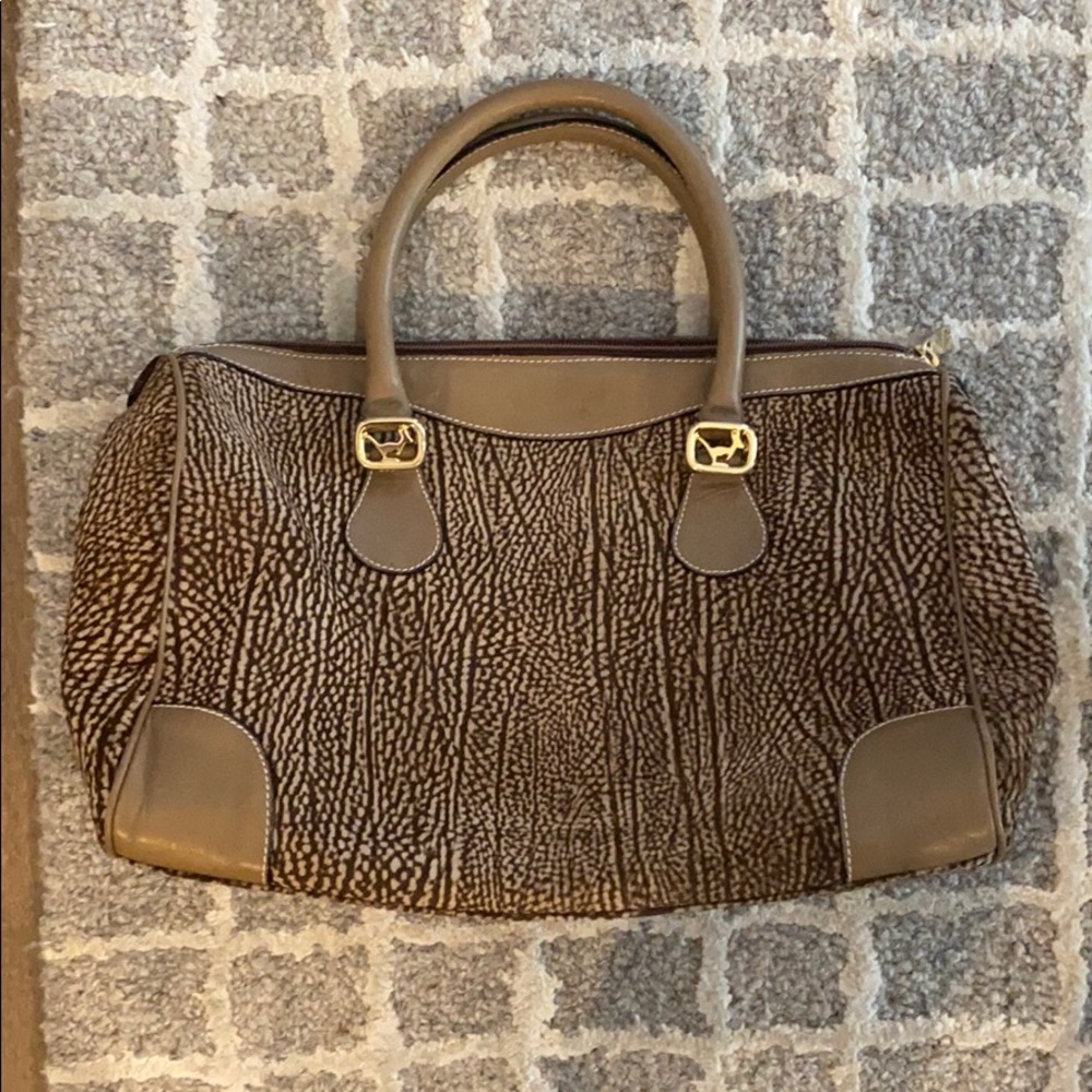 Silvano Biagini VTG Suede Satchel